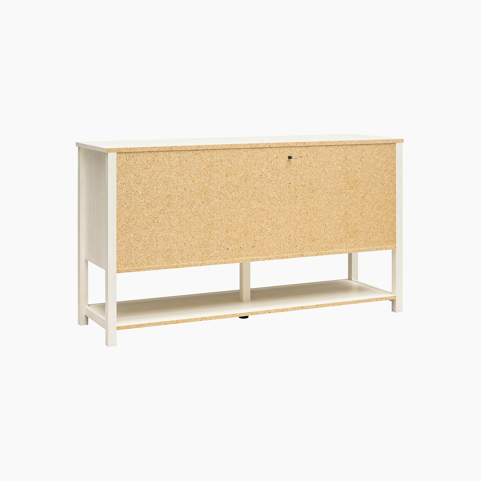 Primrose Wide 4 Drawer Dresser with Lower Shelf