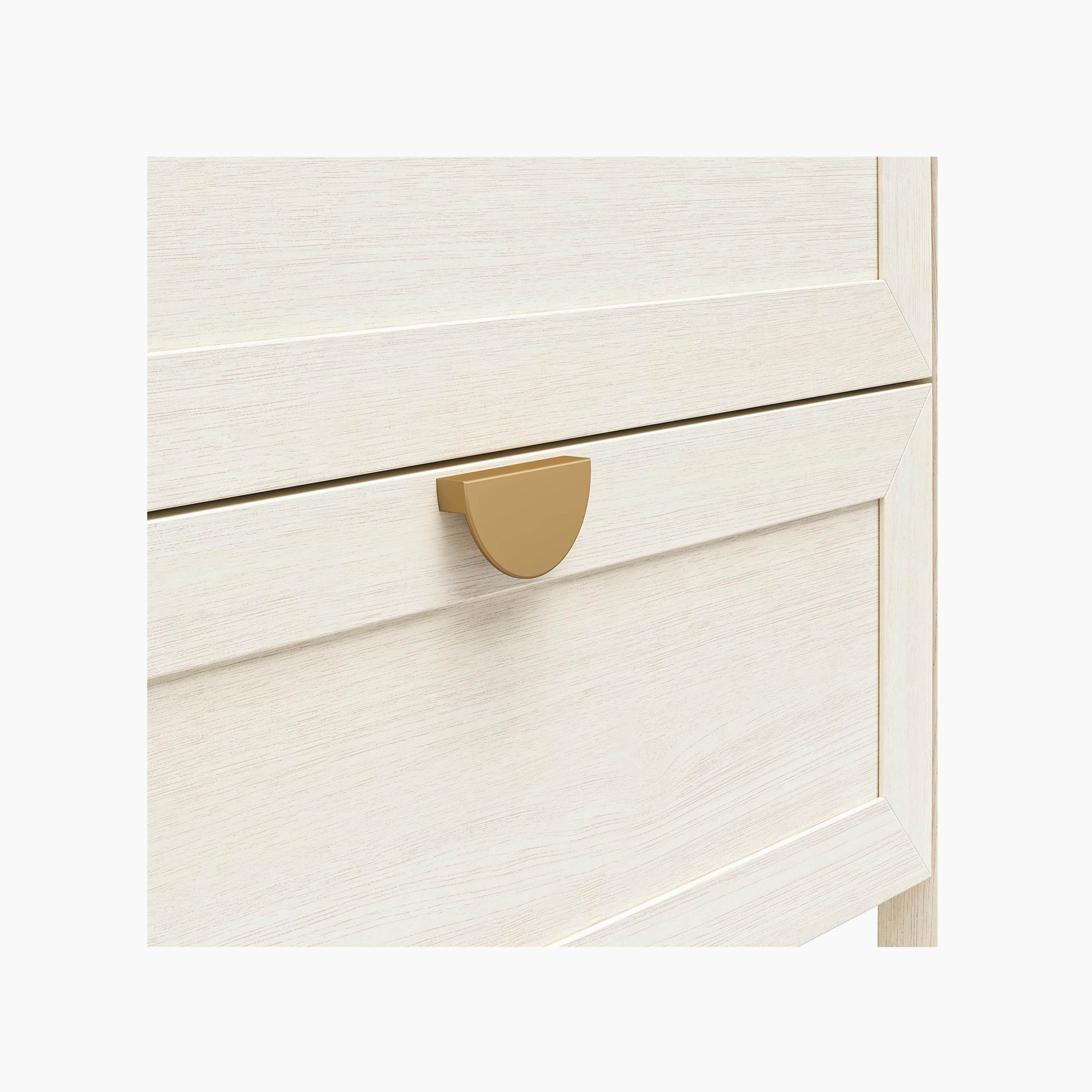Primrose Wide 4 Drawer Dresser with Lower Shelf