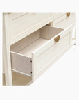 Primrose Wide 4 Drawer Dresser with Lower Shelf
