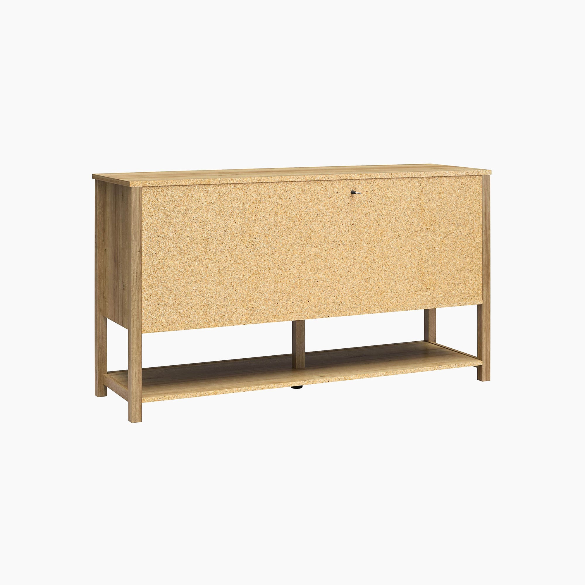 Primrose Wide 4 Drawer Dresser with Lower Shelf