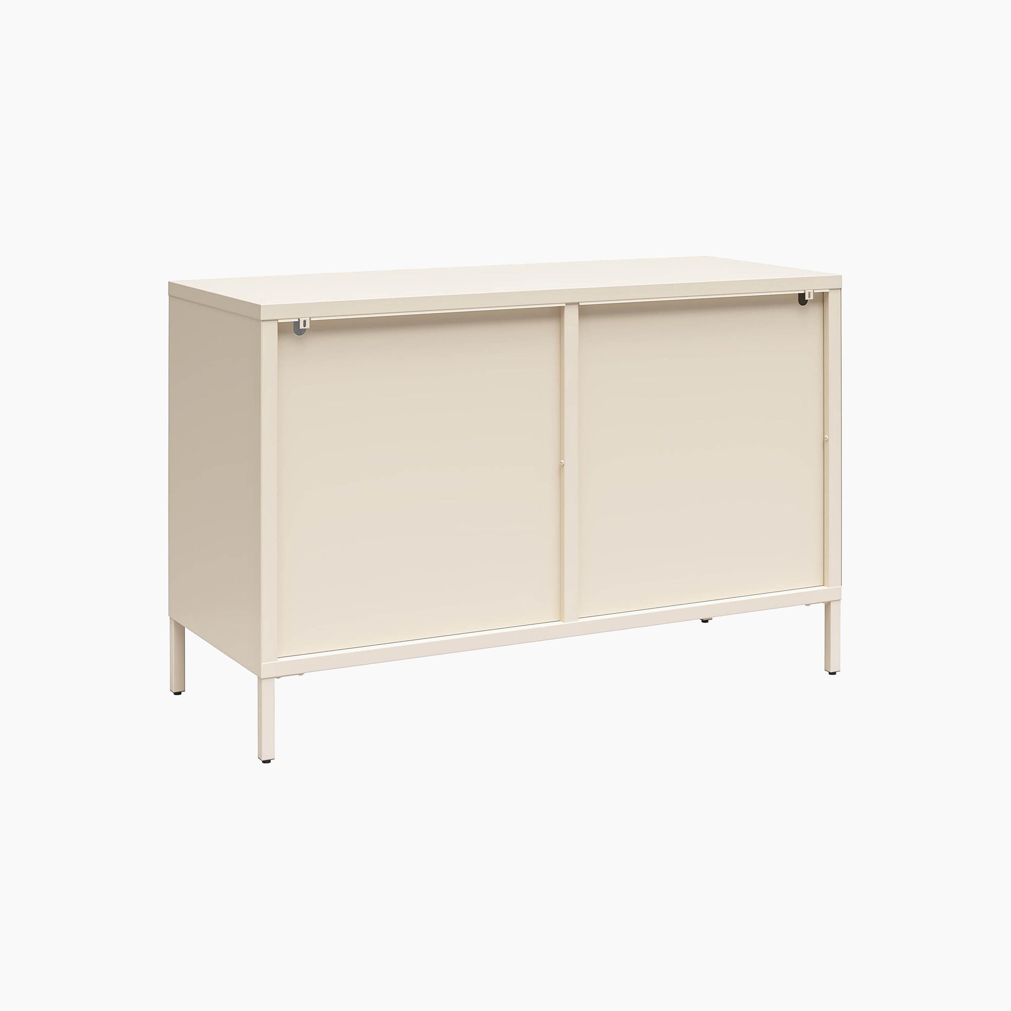 Low Luna Accent Cabinet with Fluted Glass