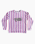 Unisex Striped Creative Weirdos Sweatshirt