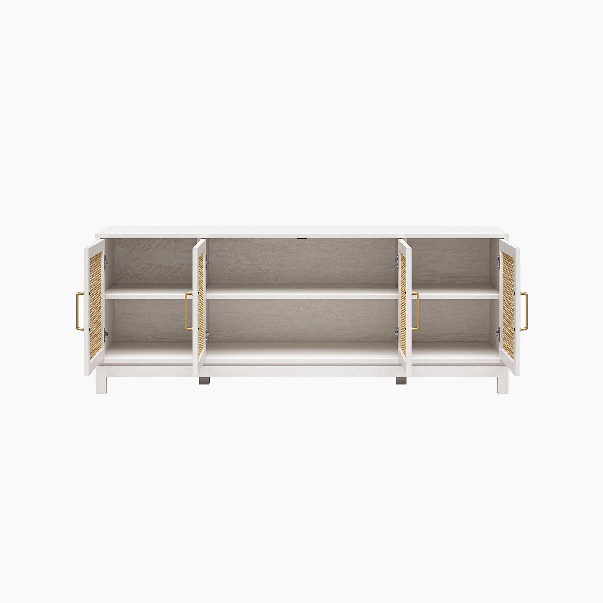 Mr. Kate  Tess TV Stand for TVs up to 65&quot; - Ivory Oak