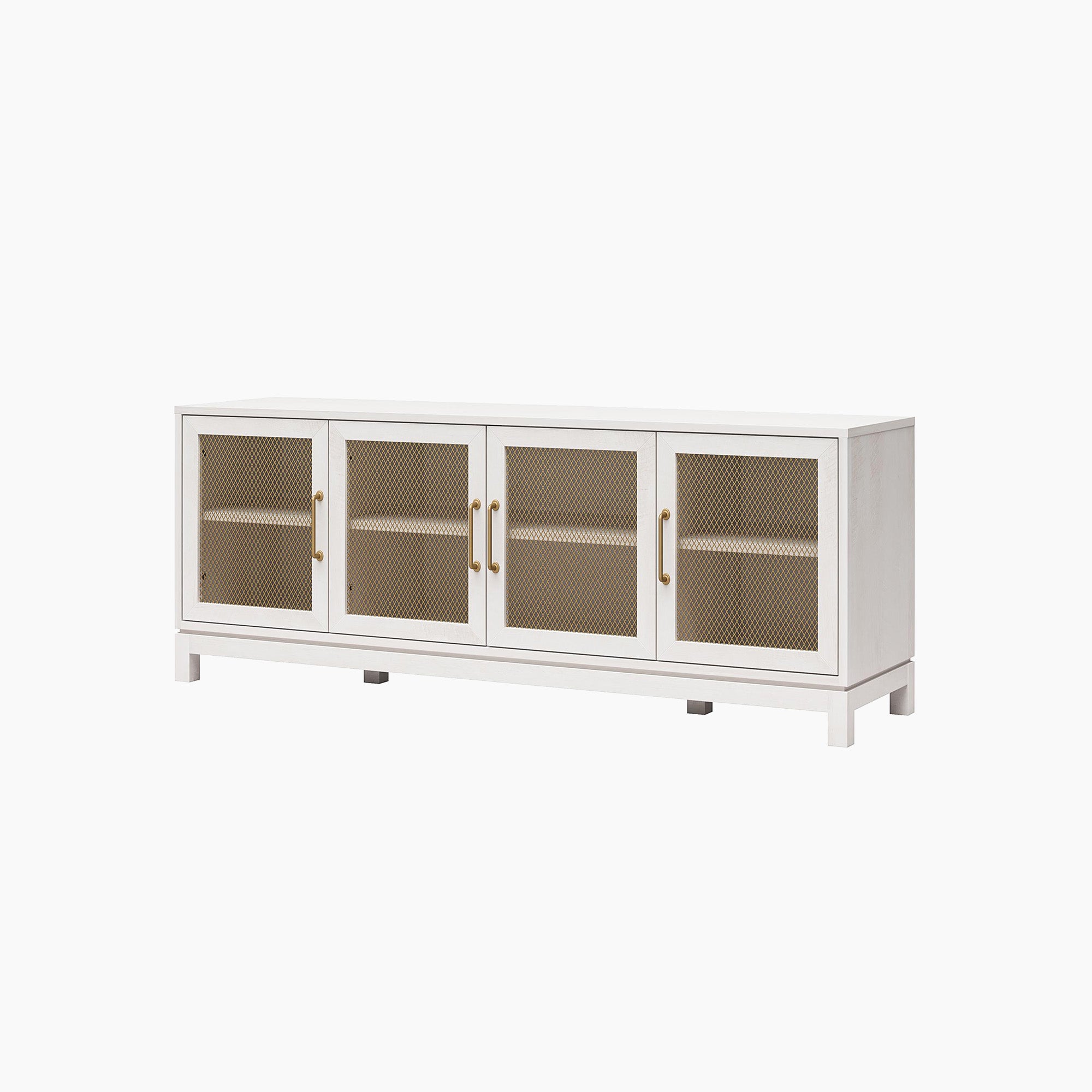 Mr. Kate  Tess TV Stand for TVs up to 65&quot; - Ivory Oak