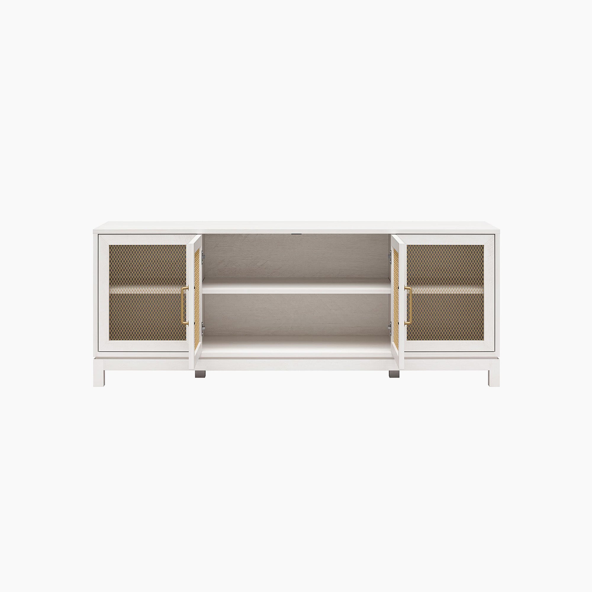 Mr. Kate  Tess TV Stand for TVs up to 65&quot; - Ivory Oak