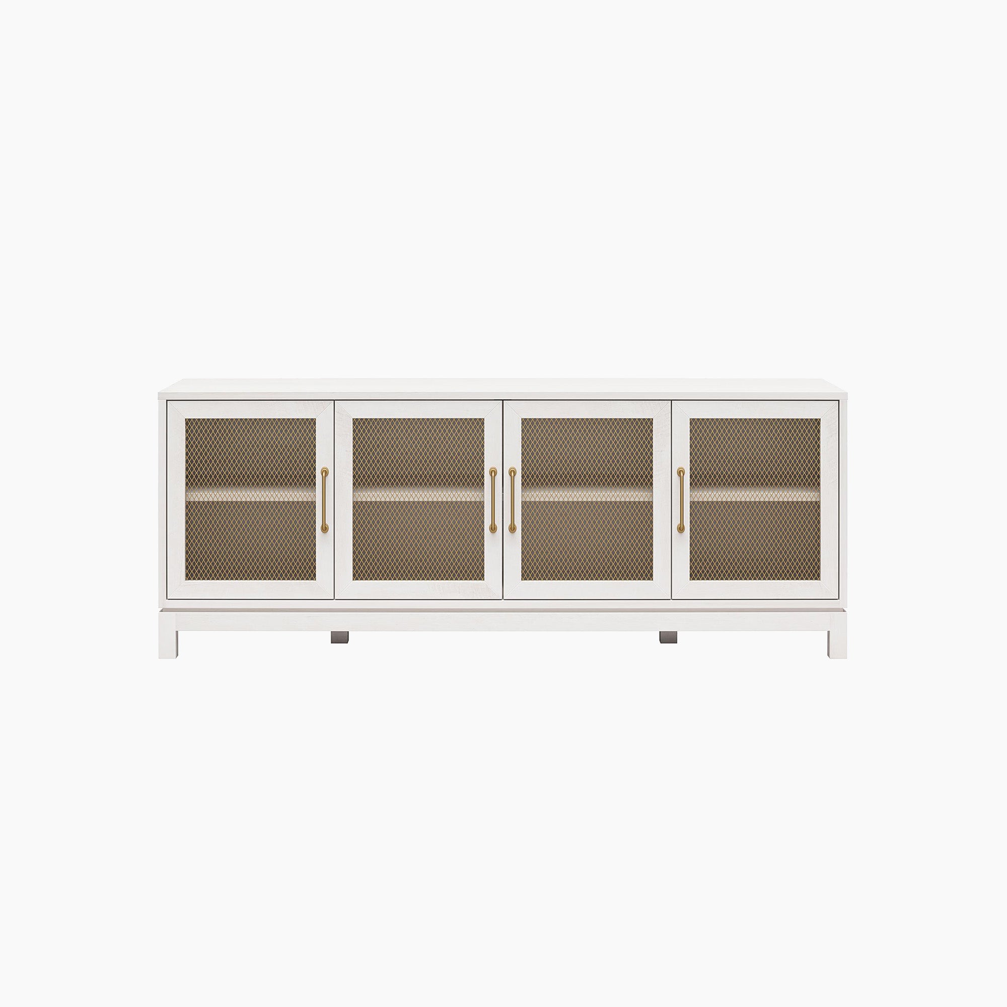 Mr. Kate  Tess TV Stand for TVs up to 65&quot; - Ivory Oak