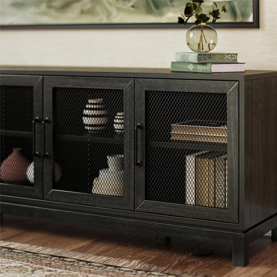 Mr. Kate  Tess TV Stand for TVs up to 65" - Black Oak