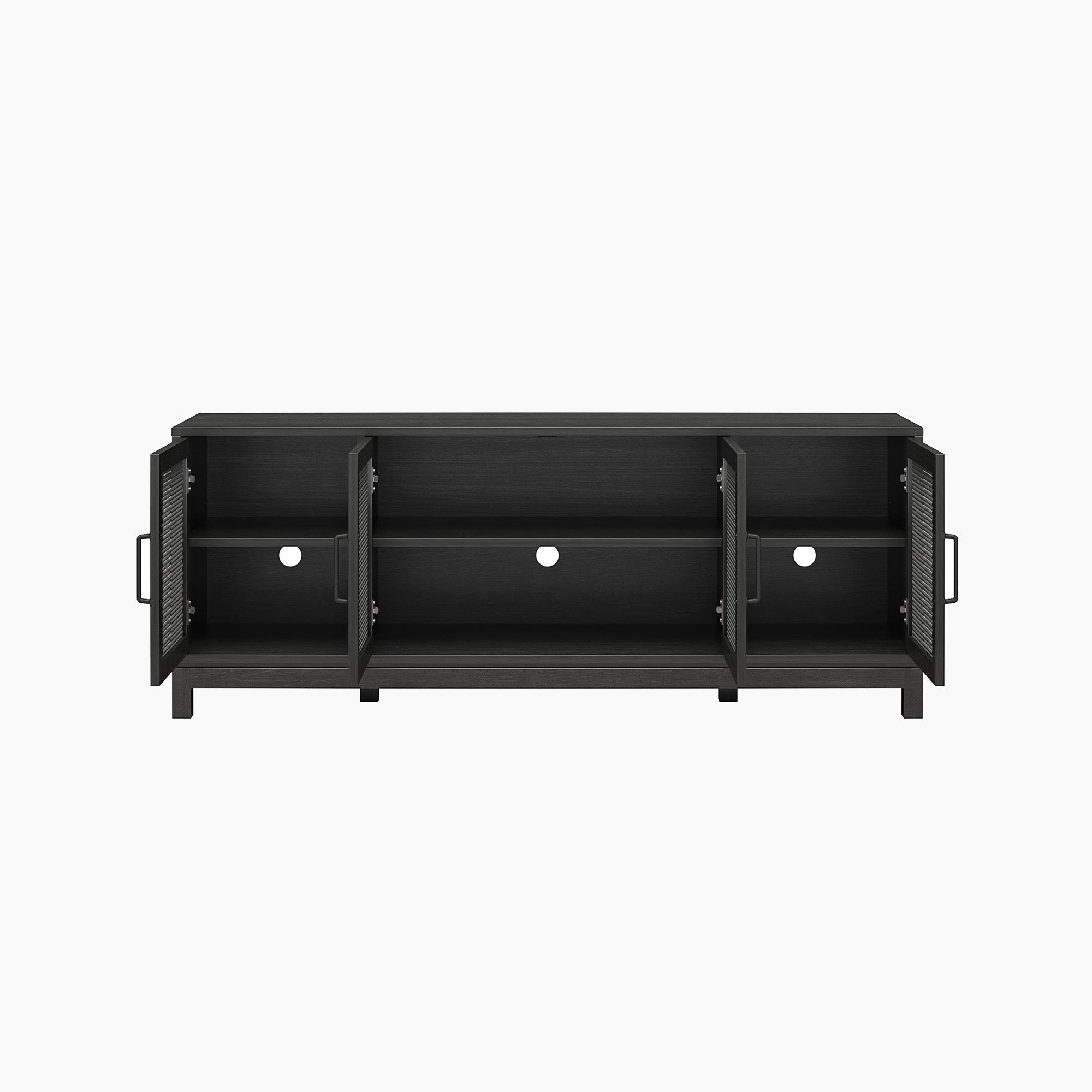 Mr. Kate  Tess TV Stand for TVs up to 65&quot; - Black Oak