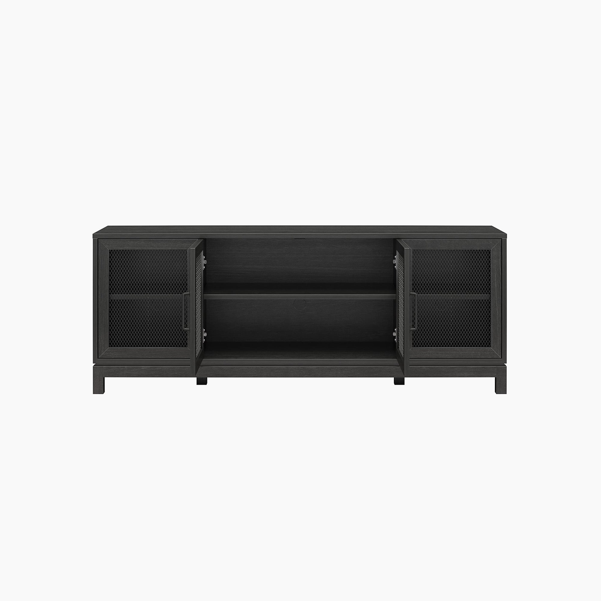Mr. Kate  Tess TV Stand for TVs up to 65&quot; - Black Oak