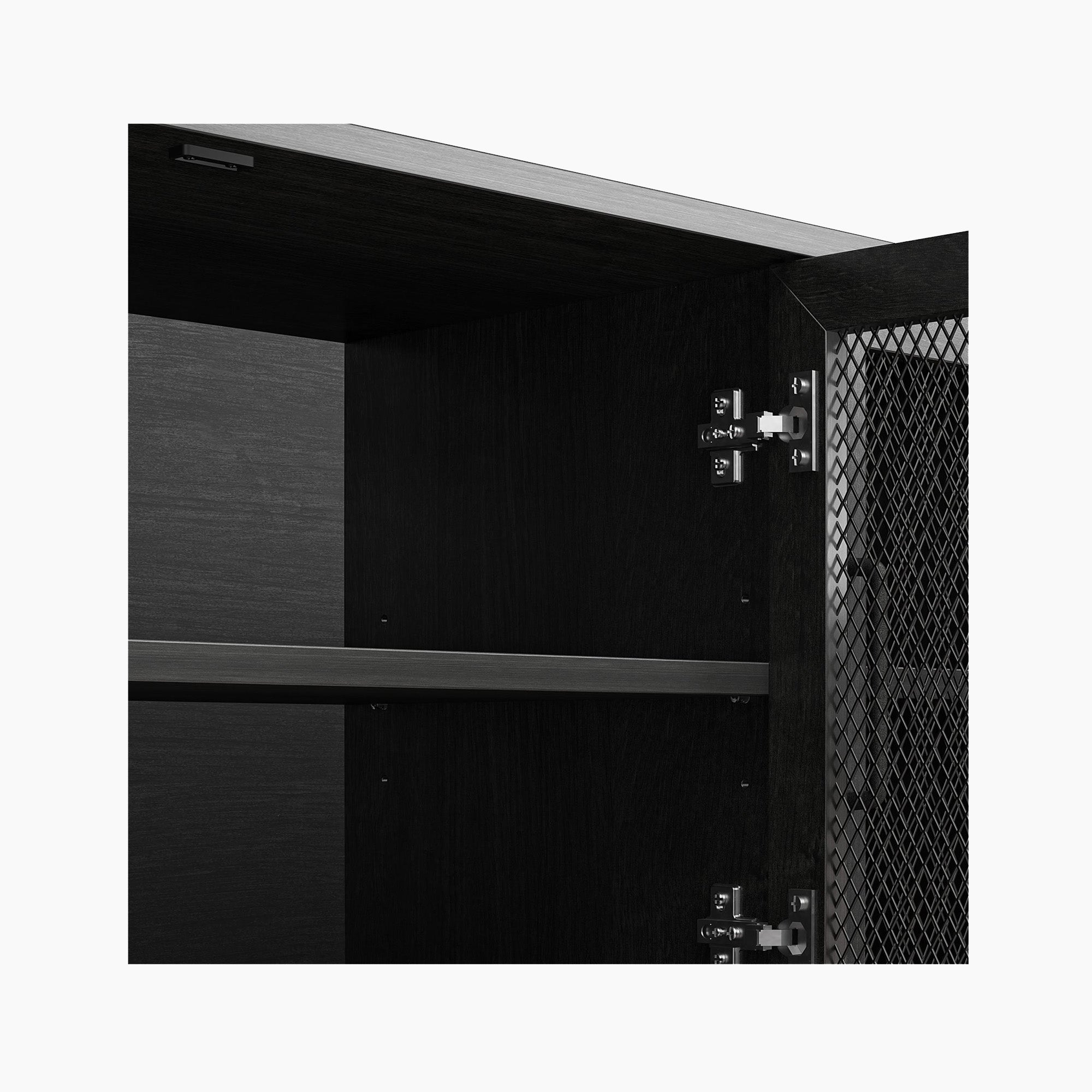 Mr. Kate  Tess TV Stand for TVs up to 65&quot; - Black Oak