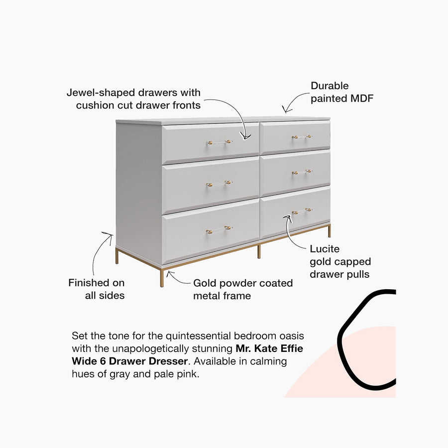 Effie 6-Drawer Dresser