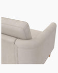 Mr. Kate Moon 73.5" Upholstered Sofa with Curved Back - Ivory Velvet