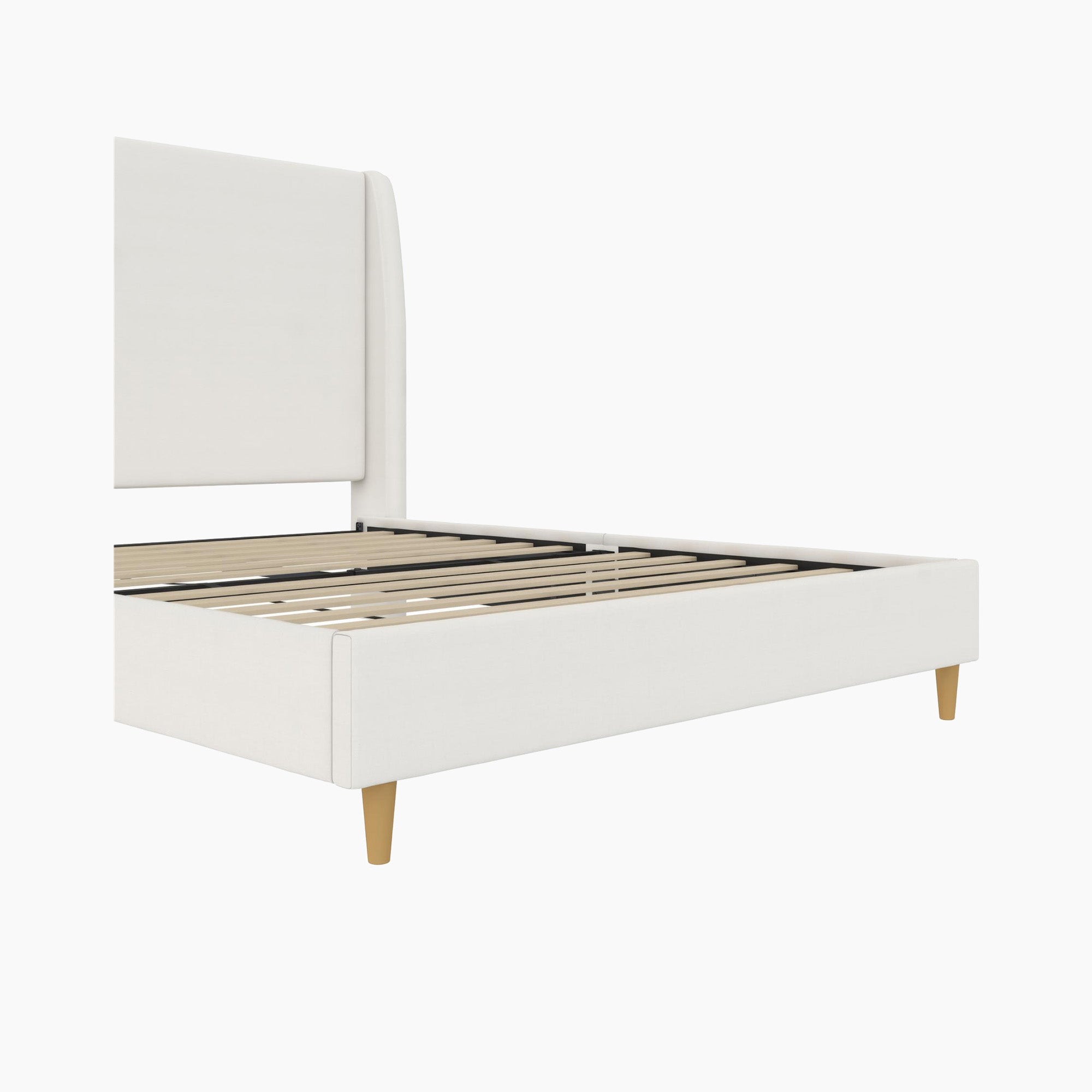Tess Upholstered Wingback Bed