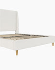 Tess Upholstered Wingback Bed