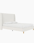 Tess Upholstered Wingback Bed