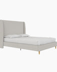 Tess Upholstered Wingback Bed