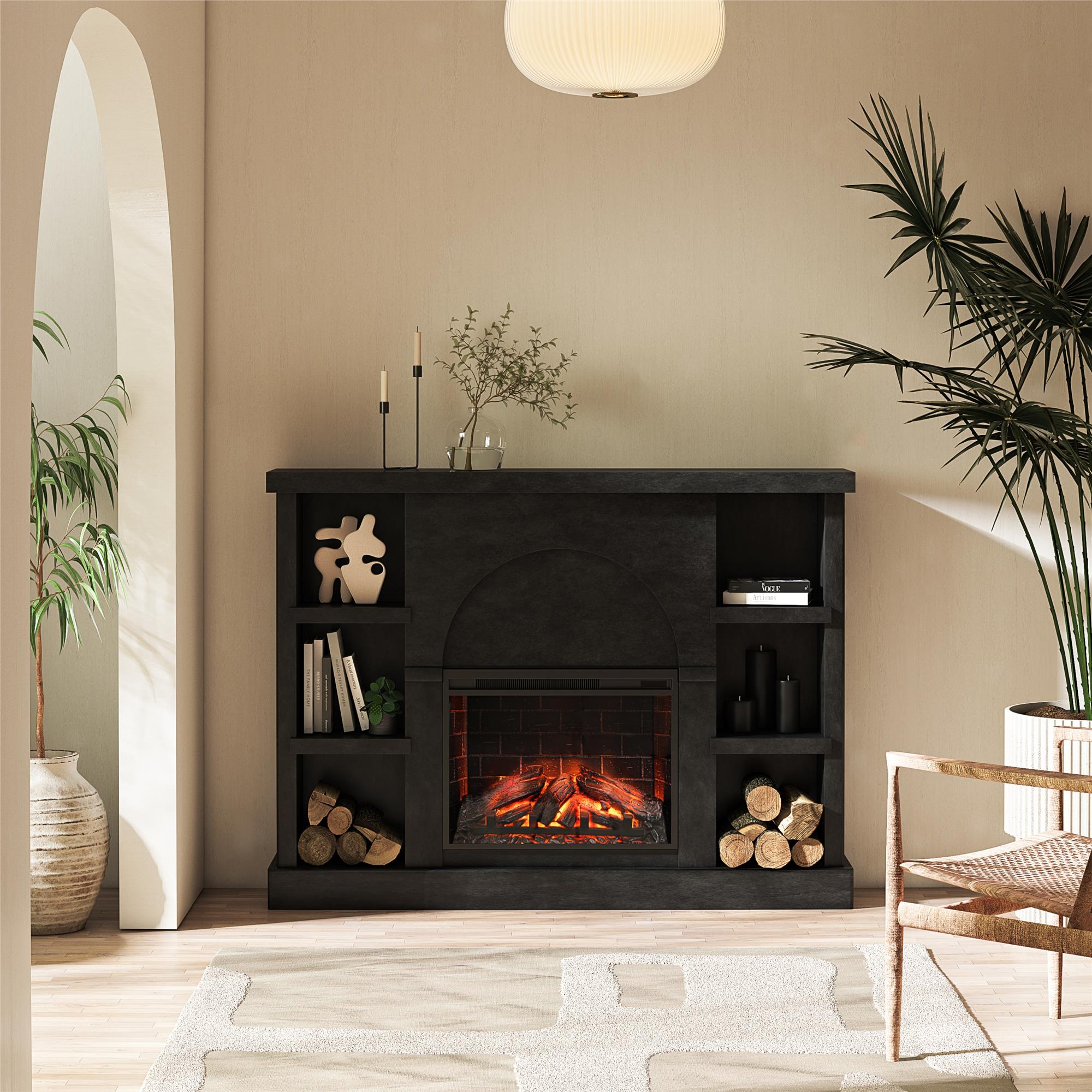 New Moderne outlet Elegance Fireplace X2