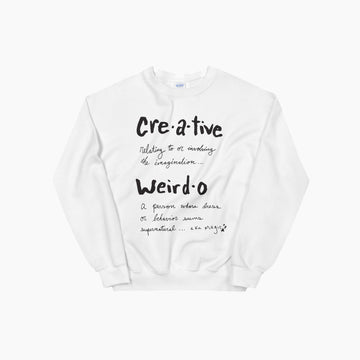 Unisex Creative Weirdo Definition Sweatshirt