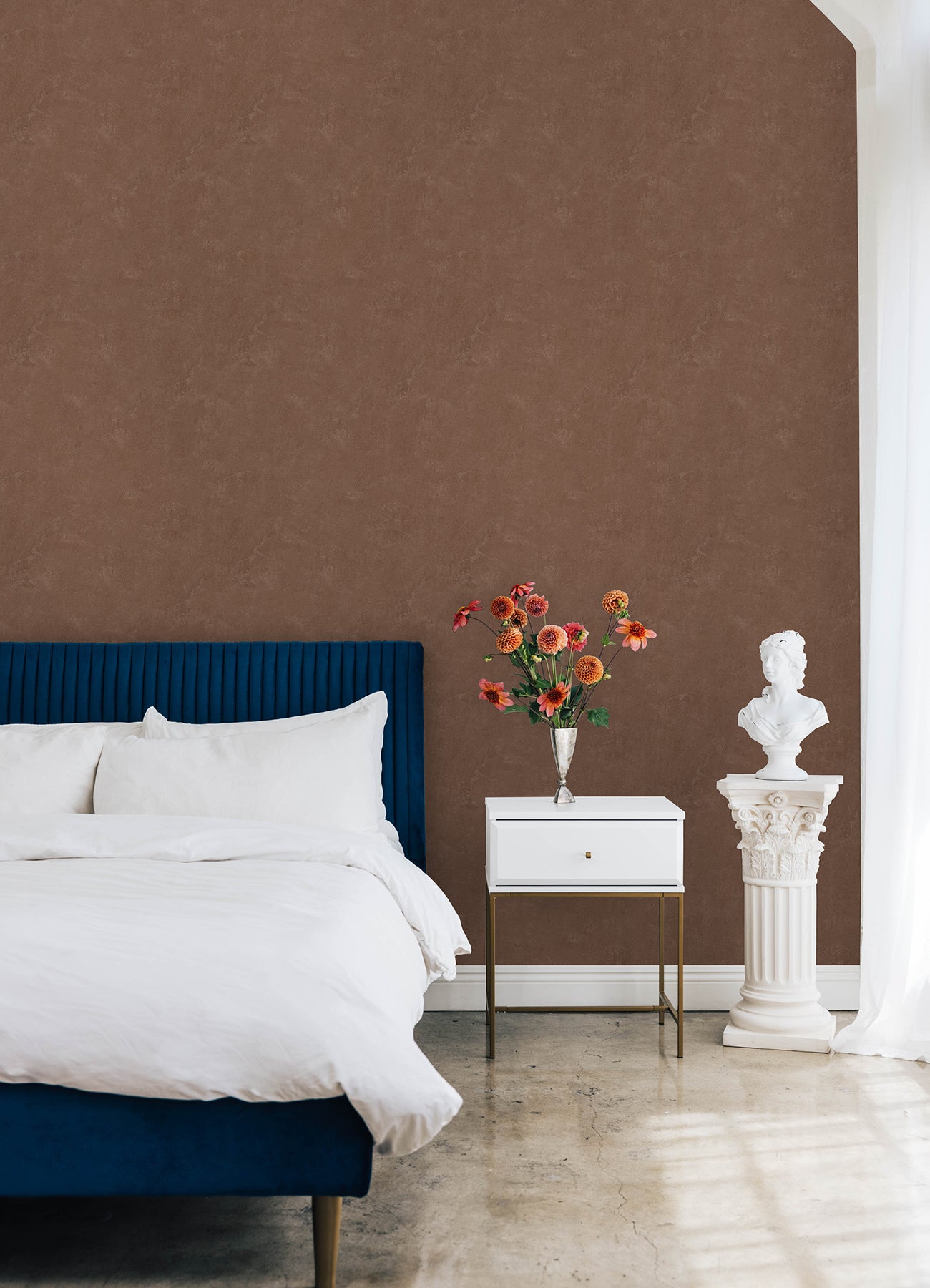Mr. Kate Daphne Limewash Peel and Stick Wallpaper