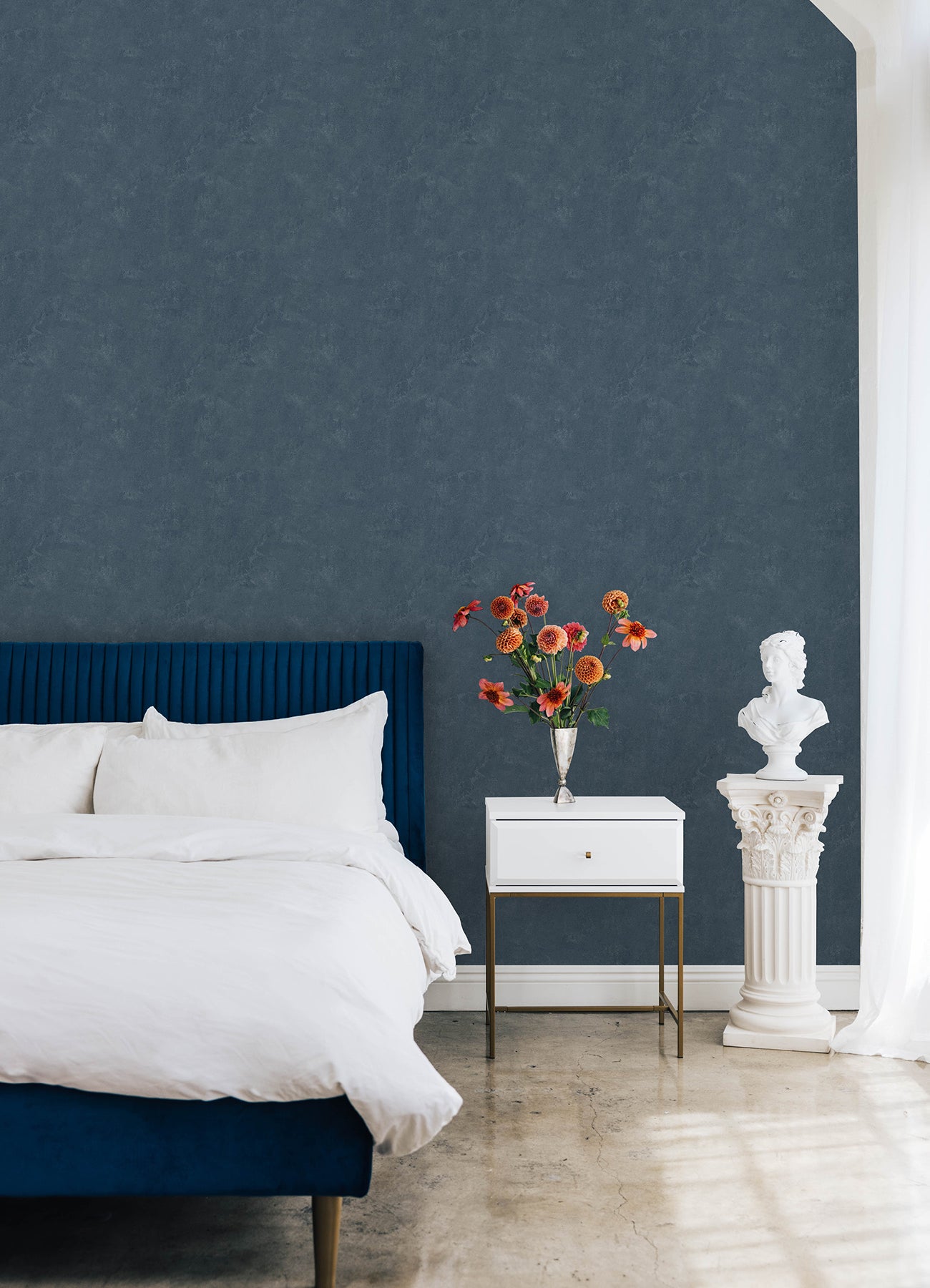 Mr. Kate Daphne Limewash Peel and Stick Wallpaper