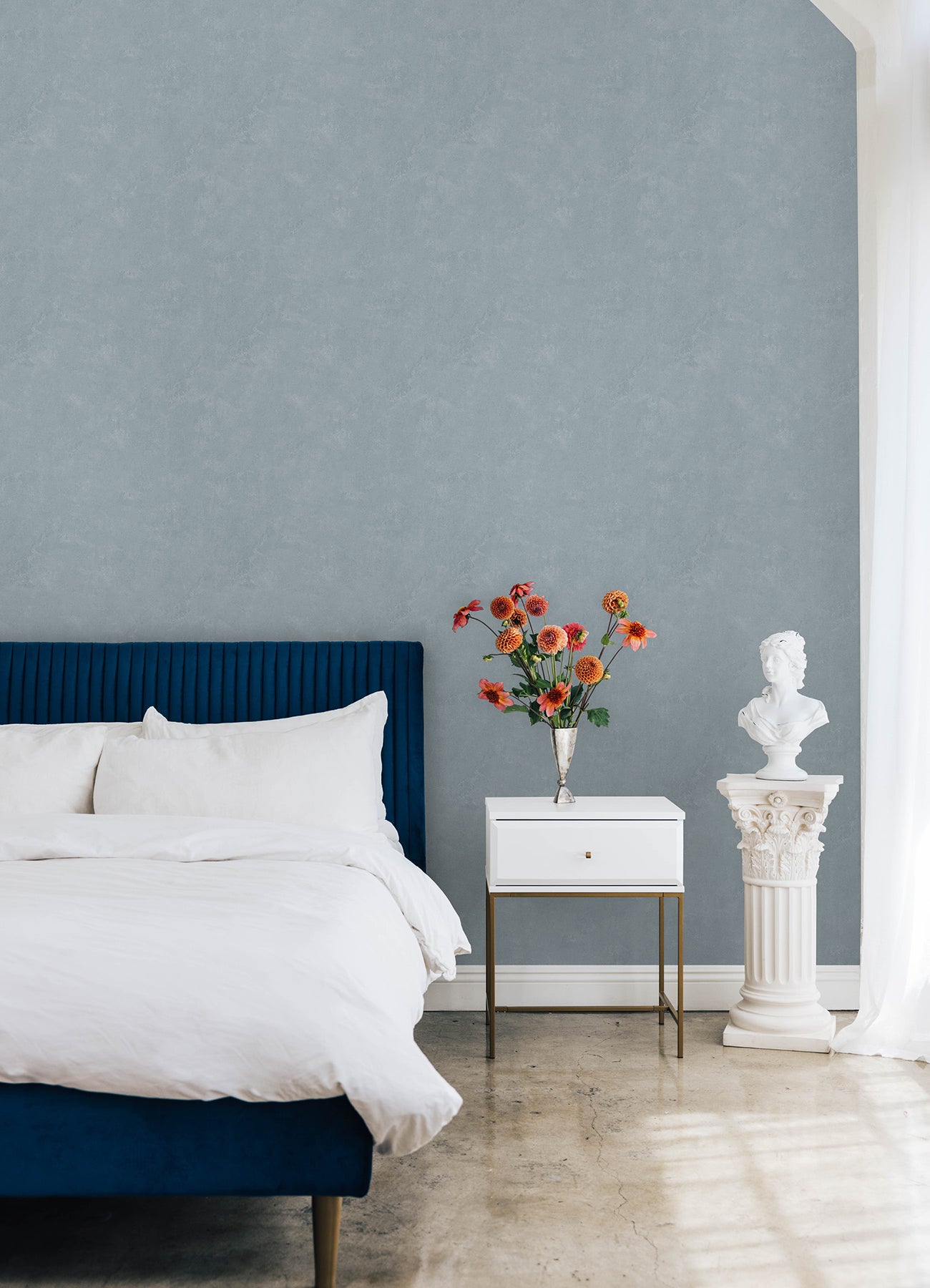 Mr. Kate Daphne Limewash Peel and Stick Wallpaper