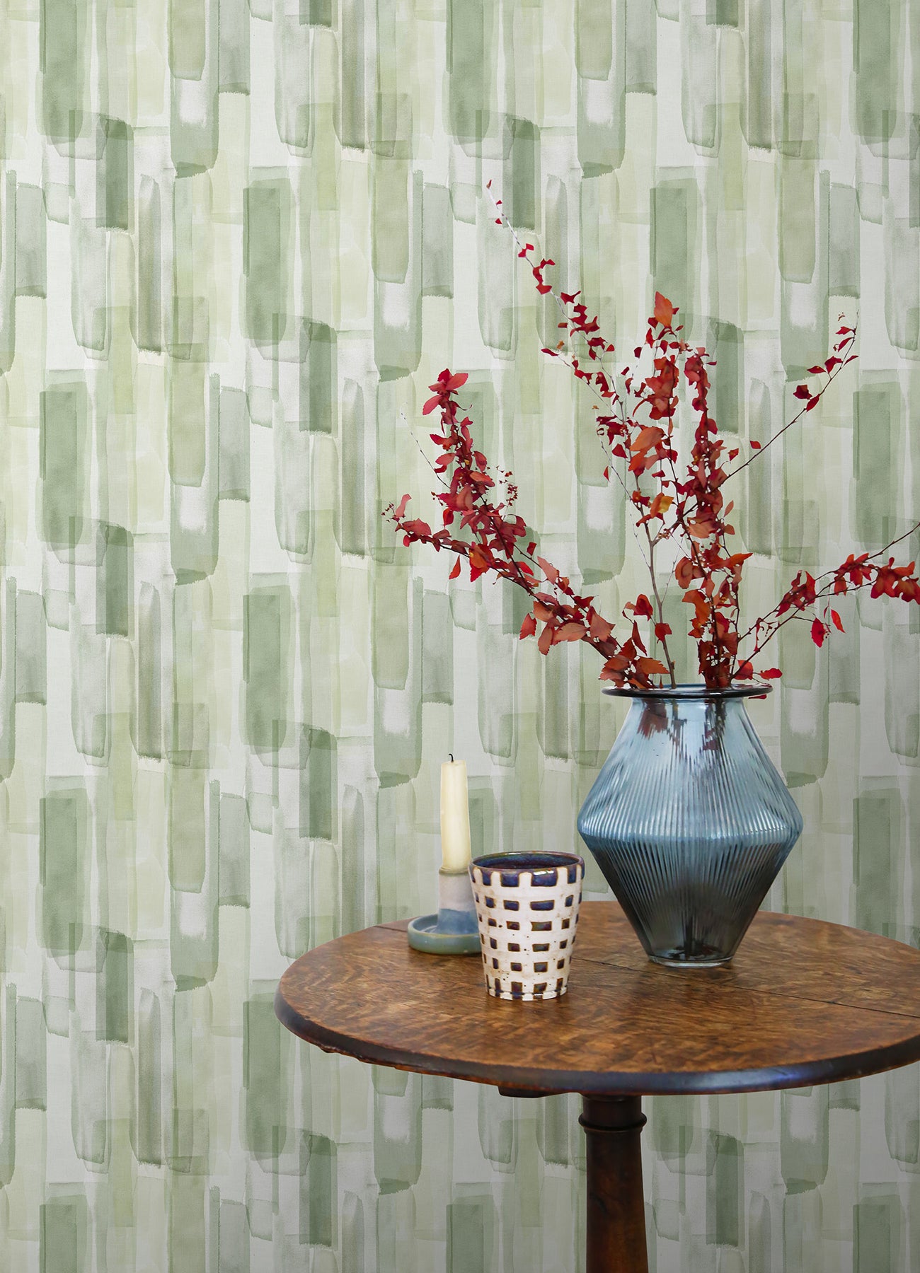 Mr. Kate Watercolor Glass Peel &amp; Stick Wallpaper