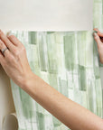Mr. Kate Watercolor Glass Peel & Stick Wallpaper