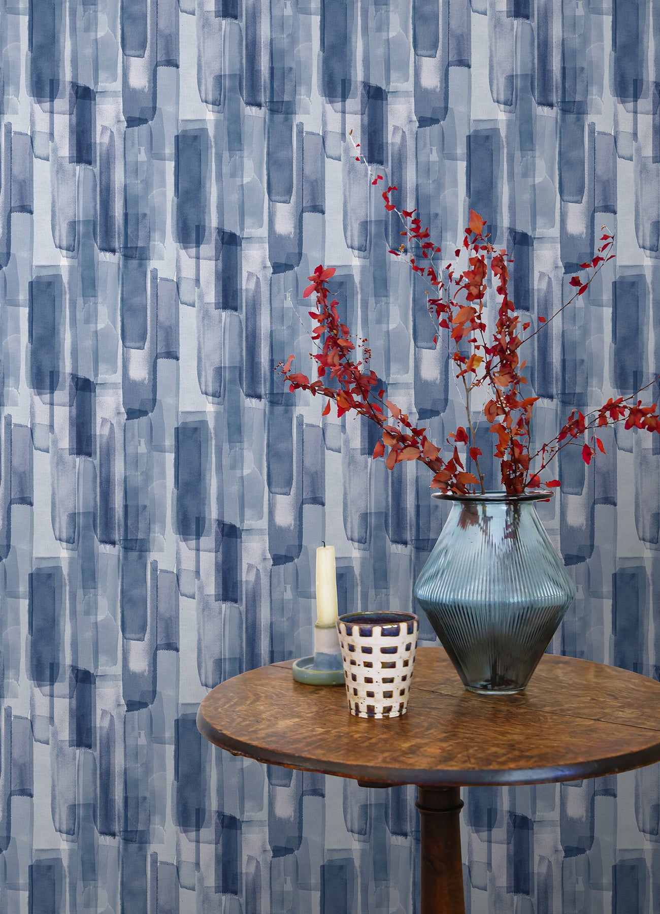 Mr. Kate Watercolor Glass Peel &amp; Stick Wallpaper
