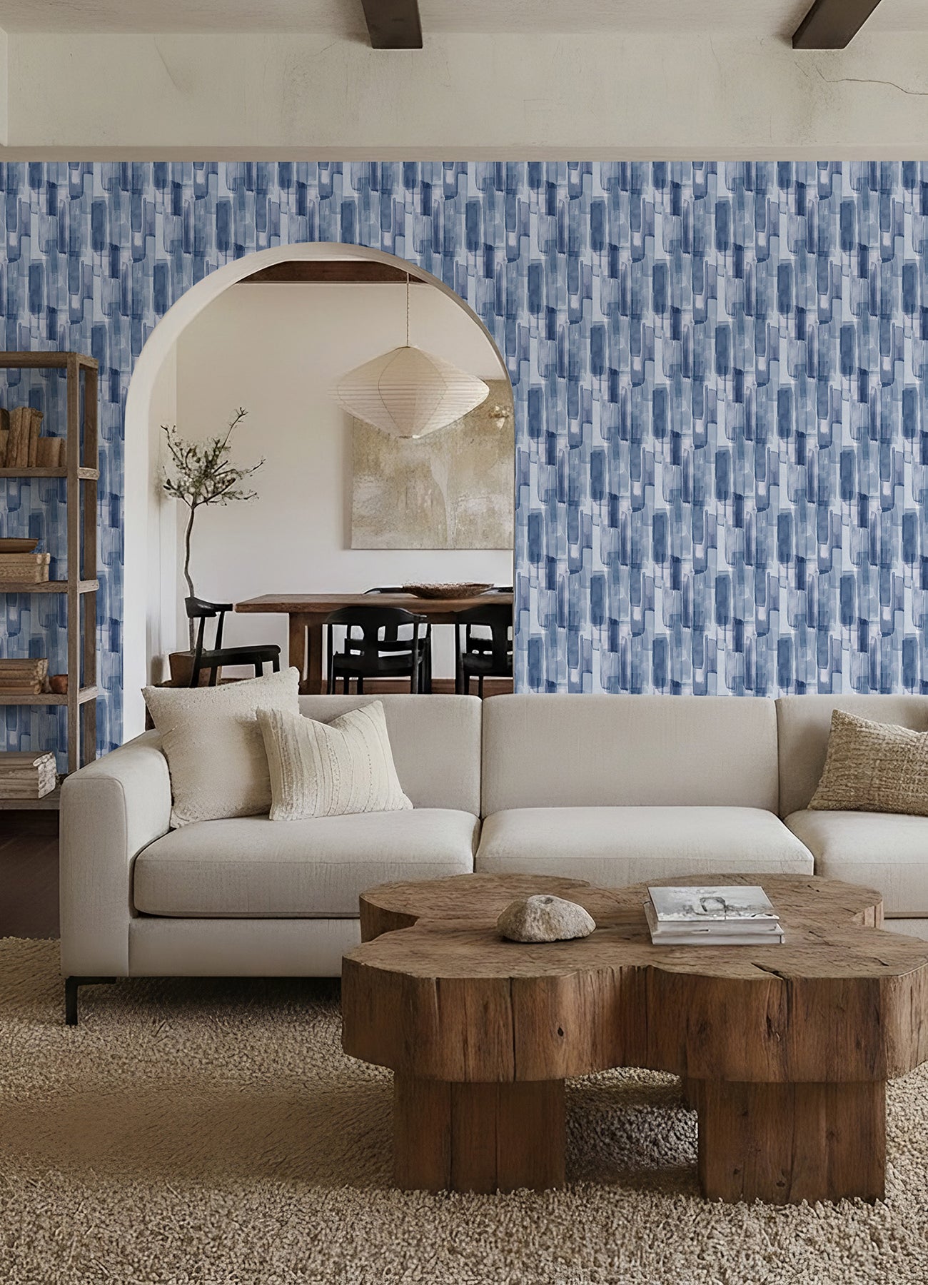 Mr. Kate Watercolor Glass Peel &amp; Stick Wallpaper