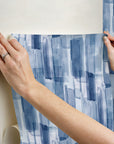 Mr. Kate Tess Watercolor Checker Peel and Stick Wallpaper
