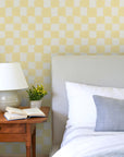 Mr. Kate Tess Watercolor Checker Peel and Stick Wallpaper