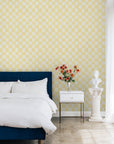 Mr. Kate Tess Watercolor Checker Peel and Stick Wallpaper