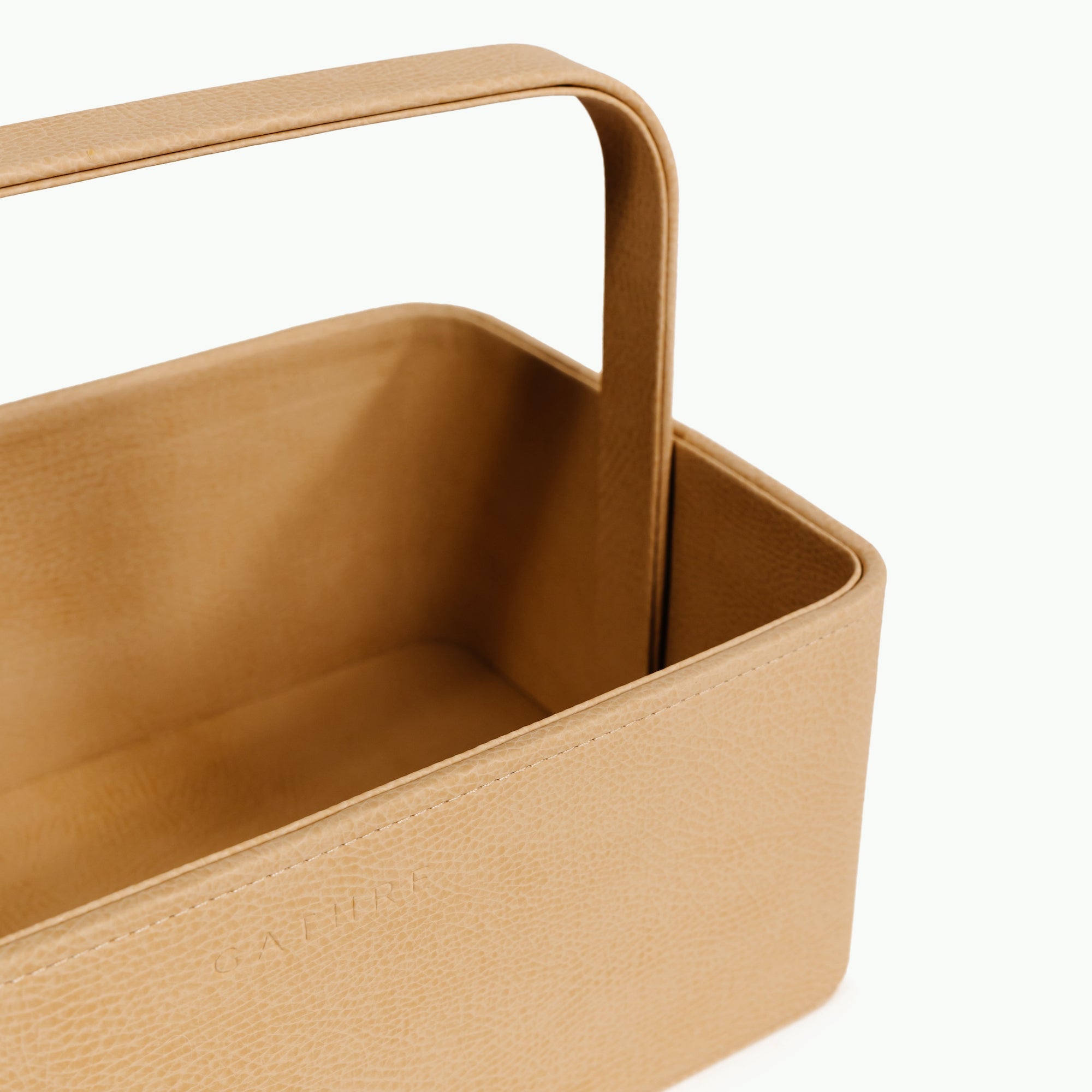 Small Vegan Leather Caddy