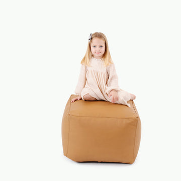 Vegan Leather Non-Toxic Pouf