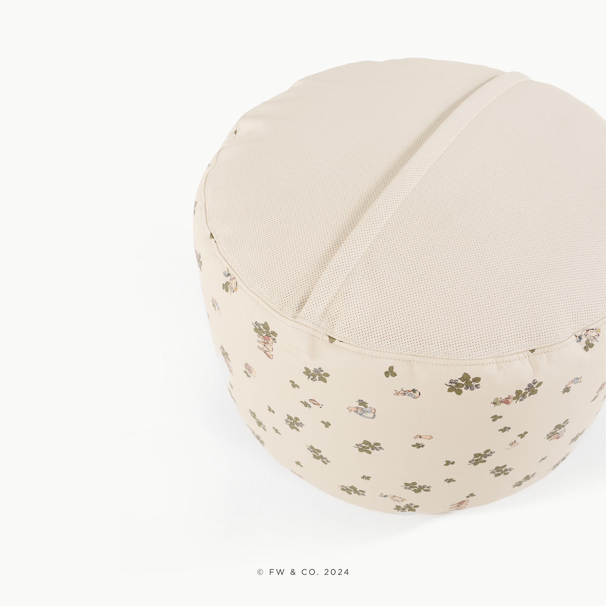 Vegan Leather Non-Toxic Pouf