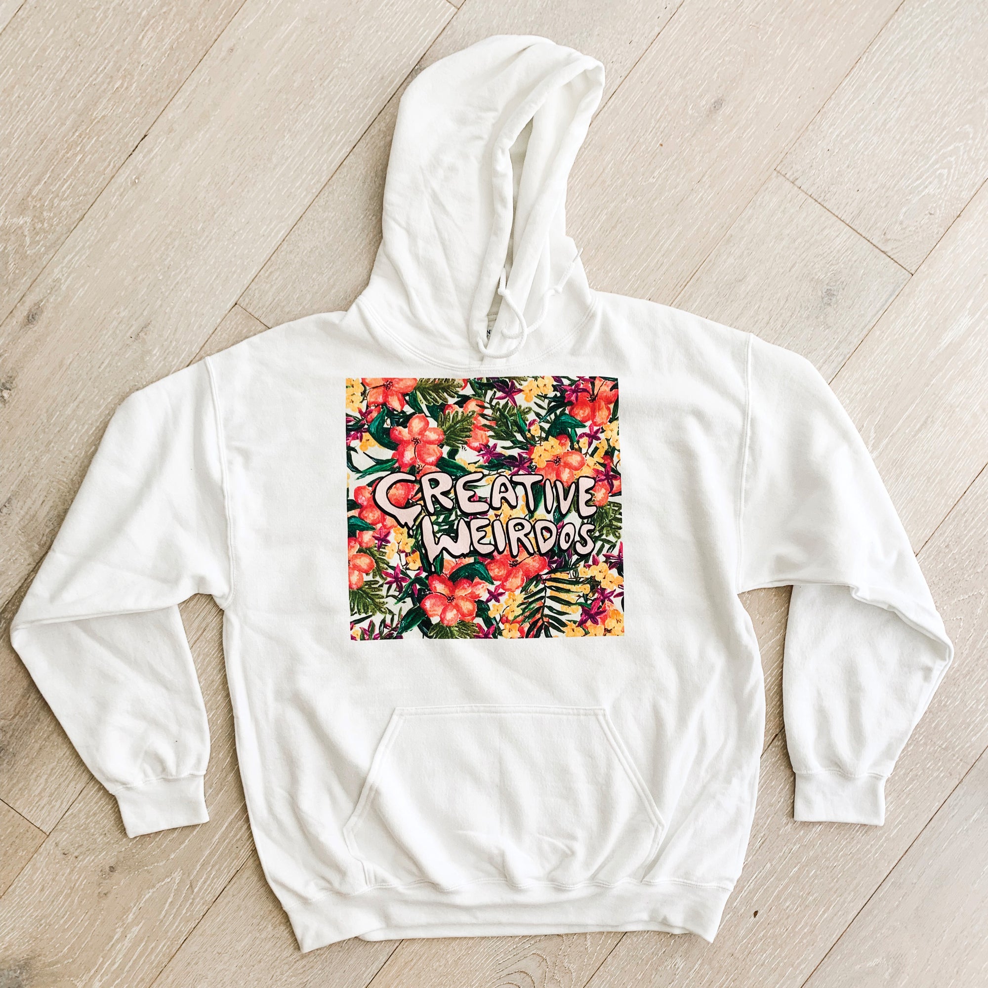 Painted Floral Box Creative Weirdos Hoodie Sweatshirt
