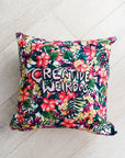 Creative Weirdos Premium Pillow - Painted Floral