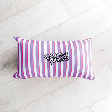Creative Weirdos Striped Premium Pillow