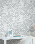 Mr. Kate Butterfly Peel & Stick Wallpaper in Grey