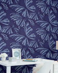 Mr. Kate Butterfly Peel & Stick Wallpaper in Blue