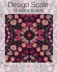 Mr. Kate Dried Flower Kaleidoscope Peel & Stick Wallpaper in Pink