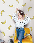 Mr. Kate Banana Print Peel & Stick Wallpaper