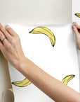 Mr. Kate Banana Print Peel & Stick Wallpaper