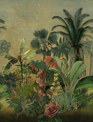 Mr. Kate Hilo Tropical Island Tapestry Peel and Stick Mural