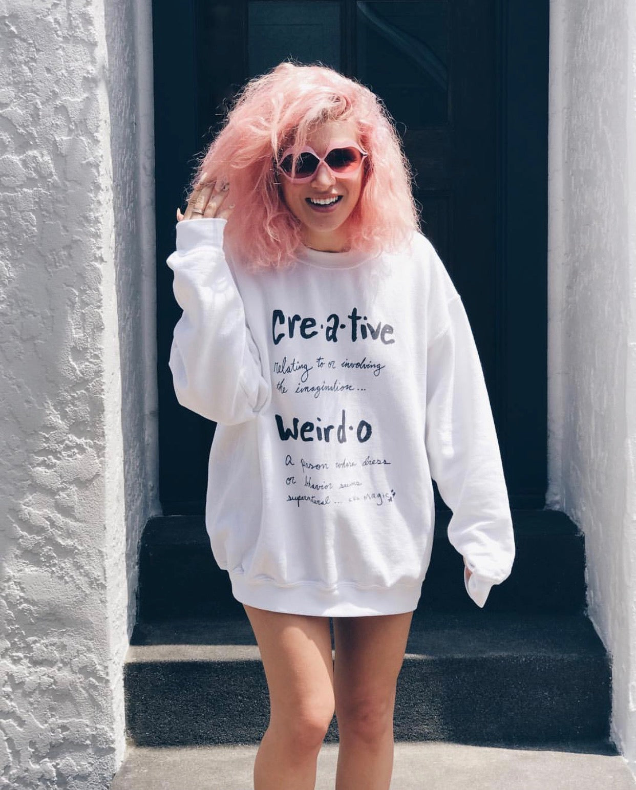 Unisex Creative Weirdo Definition Sweatshirt